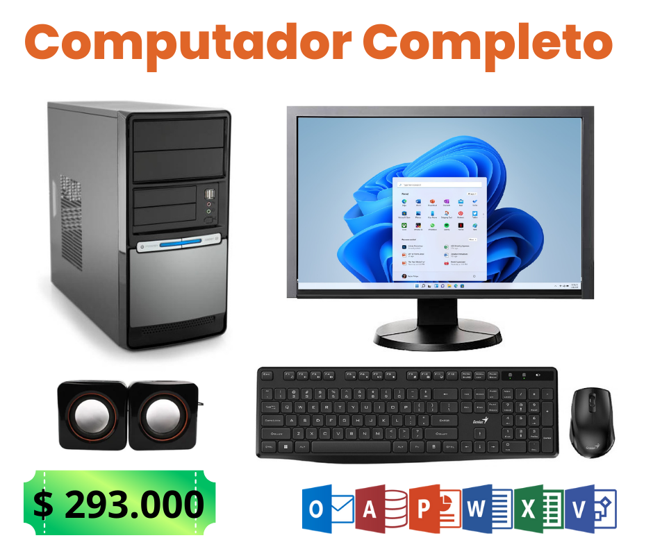 💻 Computador de Mesa 🎓 DDR3 Ideal para Clases, Oficina, Redes y Mas ️ 